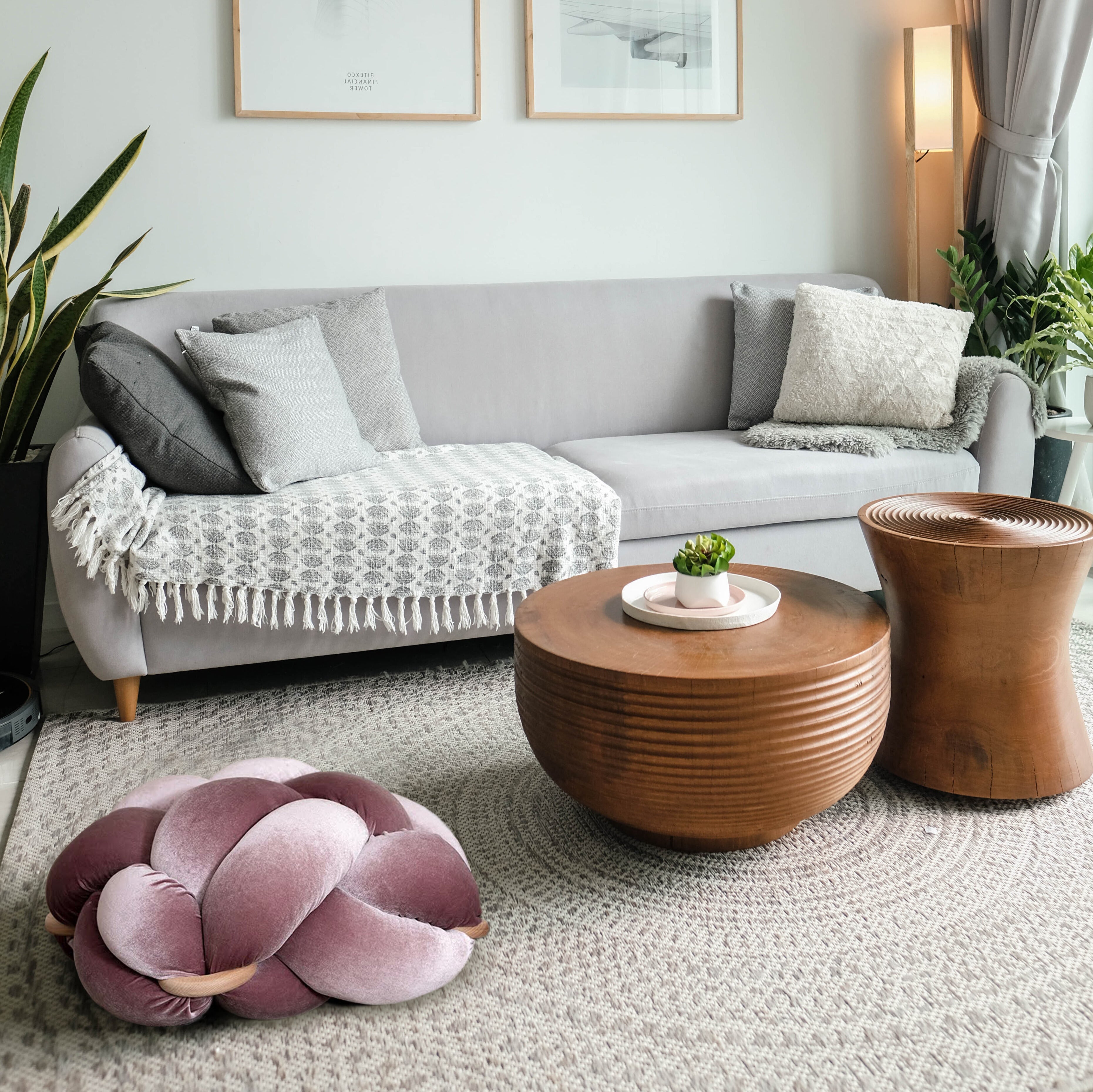 ノッツスタジオ Knot Floor Cushion マスタード Mサイズ ノッツスタジオ Knot Floor Cushion マスタード Mサイズ Medium