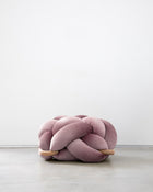 (L) Mauve Knot Floor Cushion
