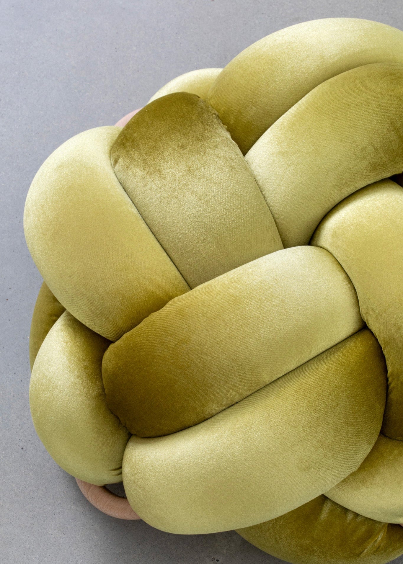 ノッツスタジオ Knot Floor Cushion マスタード Mサイズ Medium Knot Cushions | Knots Studio