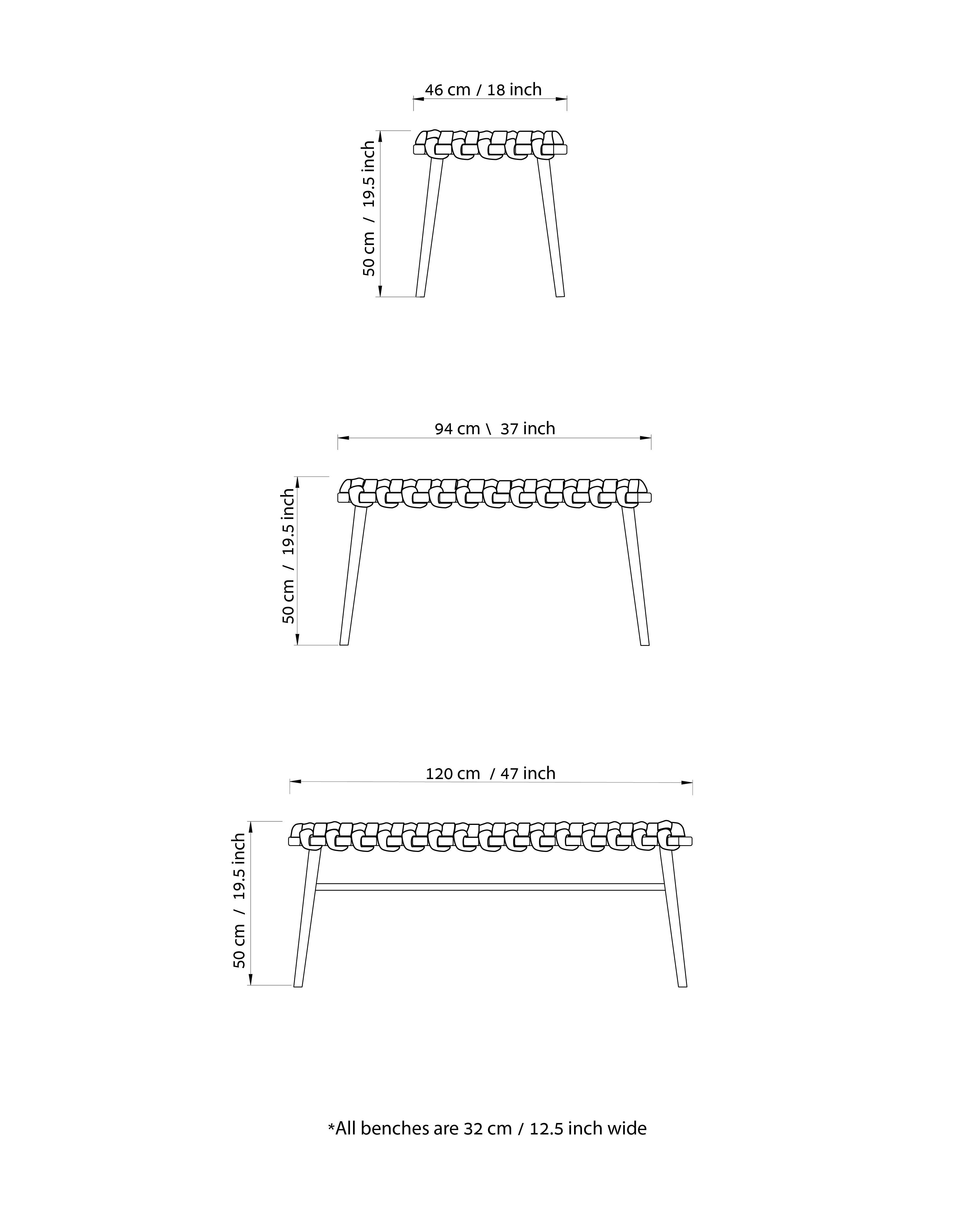 Citron Velvet Woven Bench | Knots Studio