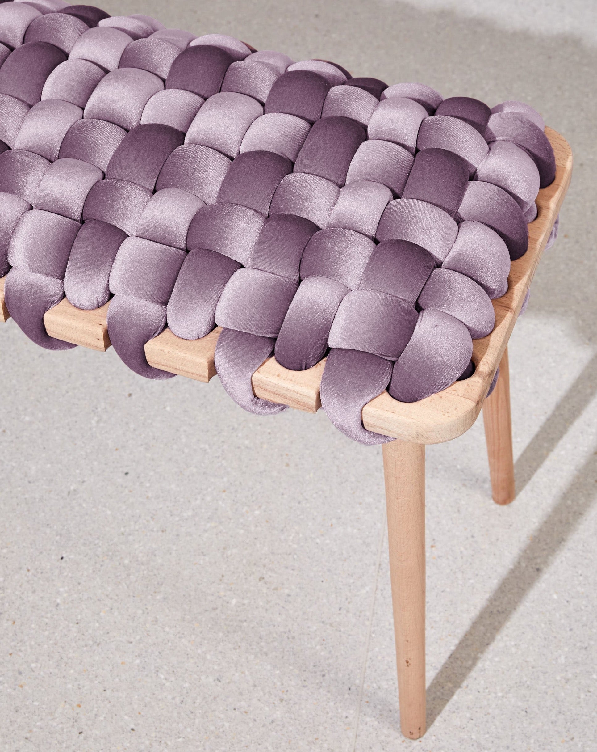 Iris Velvet Woven Bench- 37" length- 25% OFF
