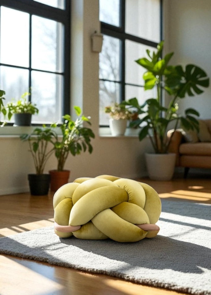 ノッツスタジオ Knot Floor Cushion マスタード Mサイズ ノッツスタジオ Knot Floor Cushion マスタード Mサイズ Medium