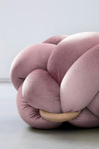 (L) Mauve Knot Floor Cushion