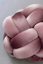 (L) Mauve Knot Floor Cushion