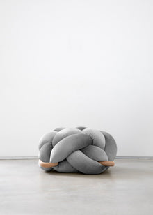 (L) Sterling Silver Knot Floor Cushion