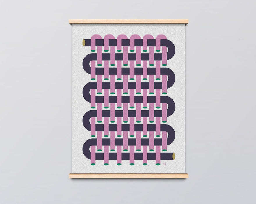 The Pink Rug Poster