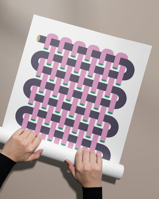 The Pink Rug Poster