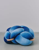 (M) Mineral Blue Velvet Knot Floor Cushion