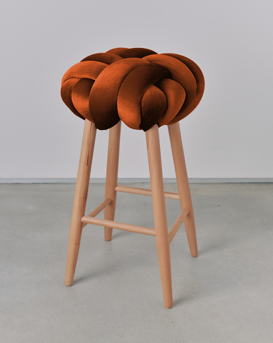 Copper Velvet Knot Bar Stool Knots Studio