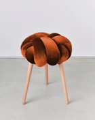 Copper Velvet Knot Stool- 50% OFF